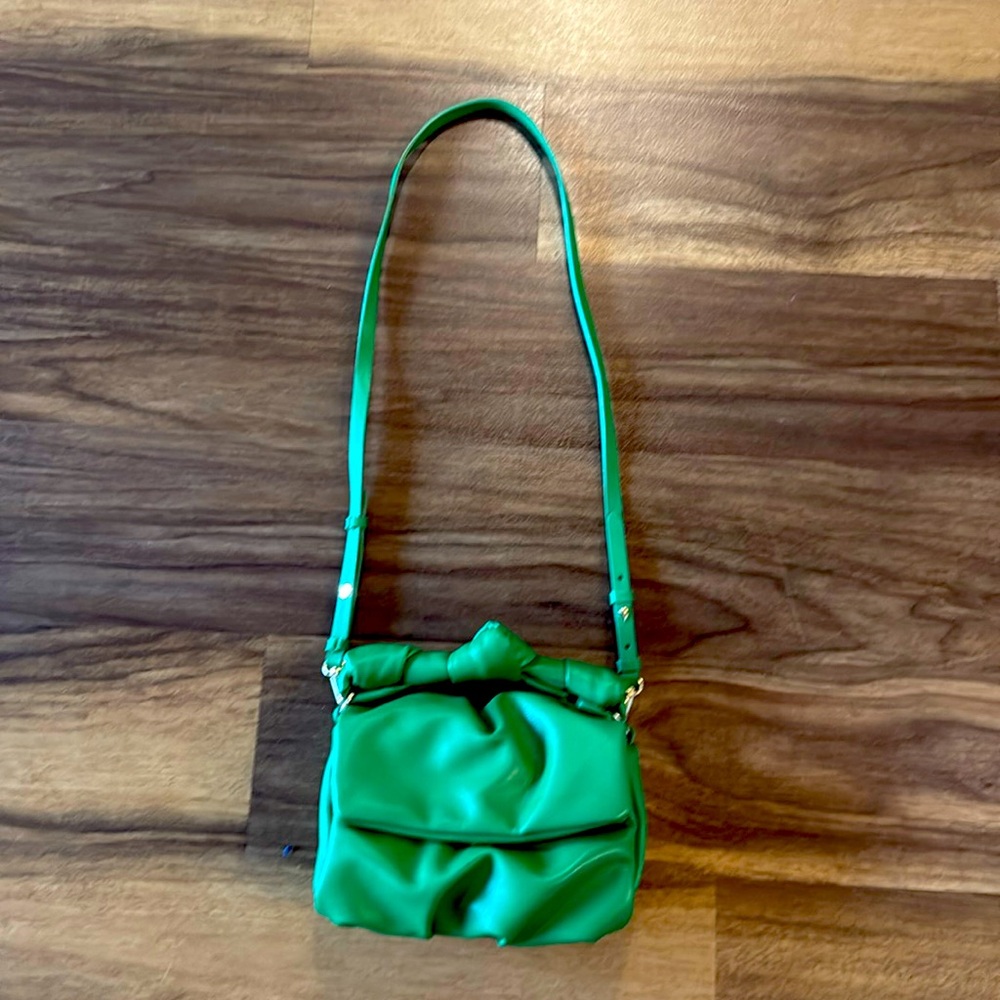 Zara green mini bag